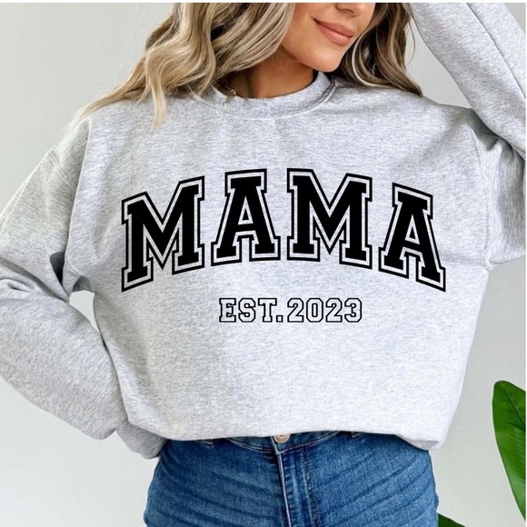 Mama 2023 Grey Sweatshirt - Picture 1 of 1